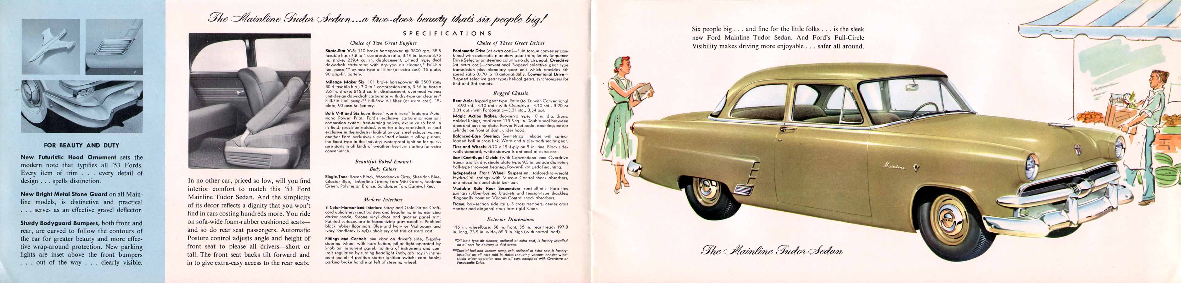 1953 Ford Brochure Page 8